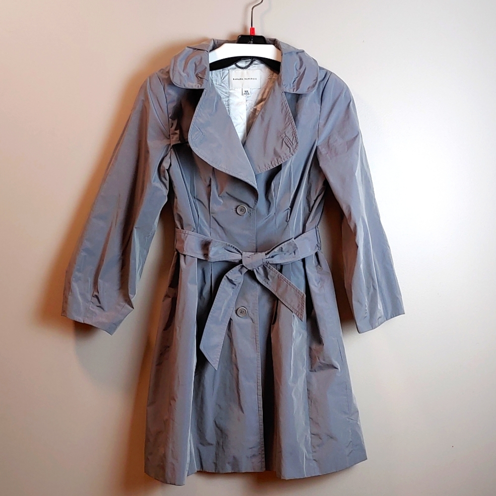 🔥Price Drop🔥🎉HP🎉 Banana Republic Belted Trench Coat - Picture 4 of 9